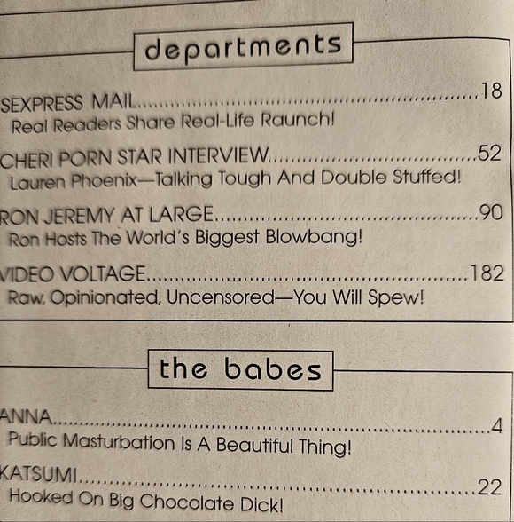 Vintage Cheri Magazine with Yellow Cover November 2005 - Picture 3 of 8